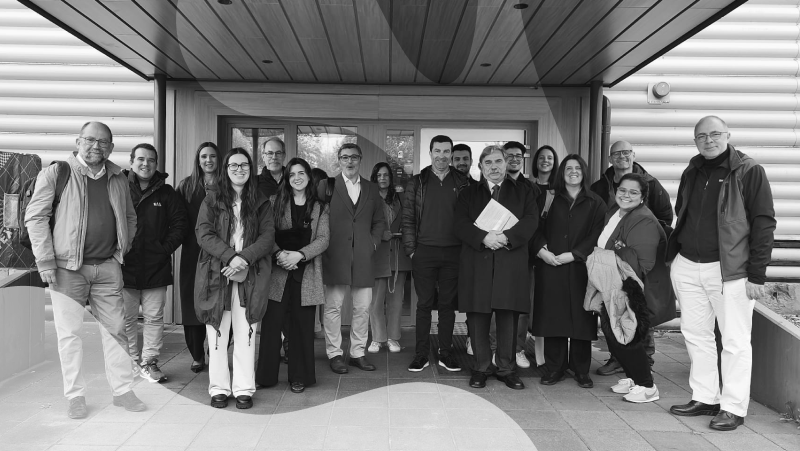 Participantes do CNIPES durante uma visita institucional à Lund University sobre inovação pedagógica no ensino superior.